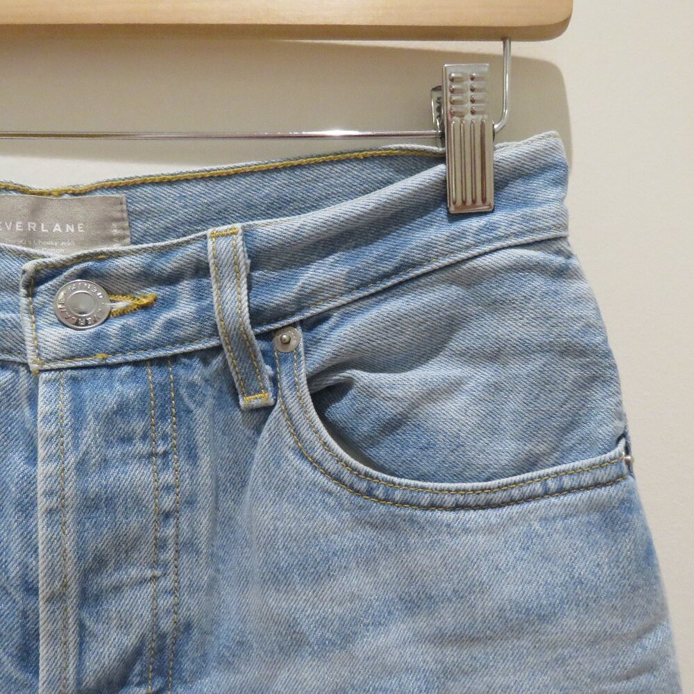 EVERLANE The 90's Cheeky Jeans in Diamond Light Wash Size 26 Minimalist Preppy - Picture 6 of 14